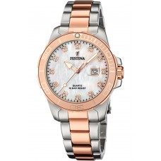 FESTINA Crystals Two Tone Stainless Steel Bracelet F20505/1