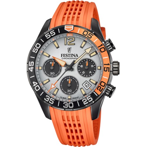 FESTINA Orange Rubber Chronograph F20518/1