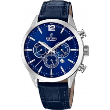 FESTINA Blue Leather Chronograph F20542/2