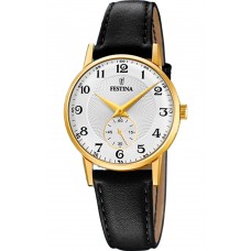 FESTINA Black Leather Strap F20571/1