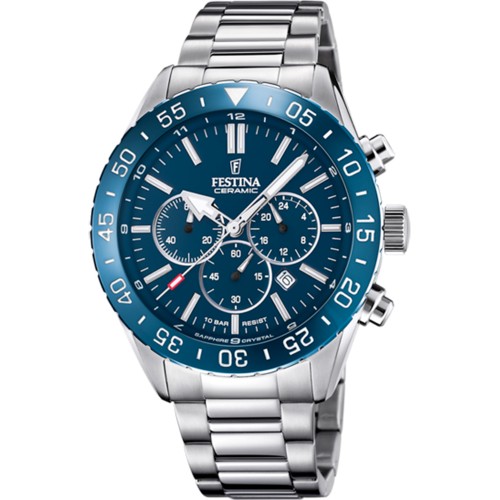 FESTINA Silver Stainless Steel Chronograph F20575/2