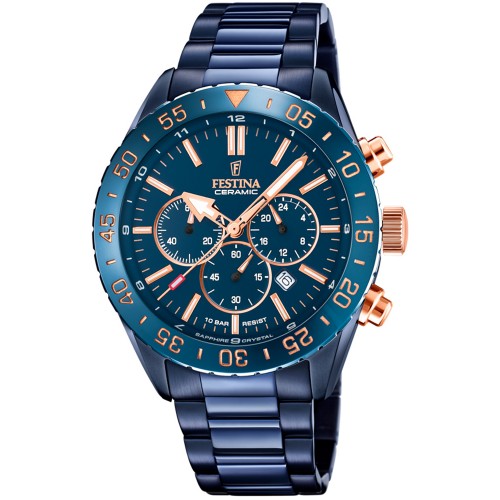 FESTINA Blue Stainless Steel Chronograph F20576/1