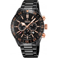 FESTINA Black Stainless Steel Chronograph F20577/1