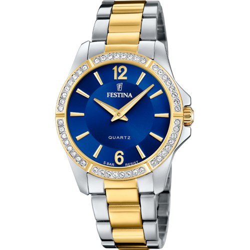 FESTINA Crystals Two Tone Stainless Steel Bracelet F20594/2