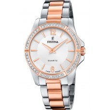 FESTINA Crystals Two Tone Stainless Steel Bracelet F20595/1