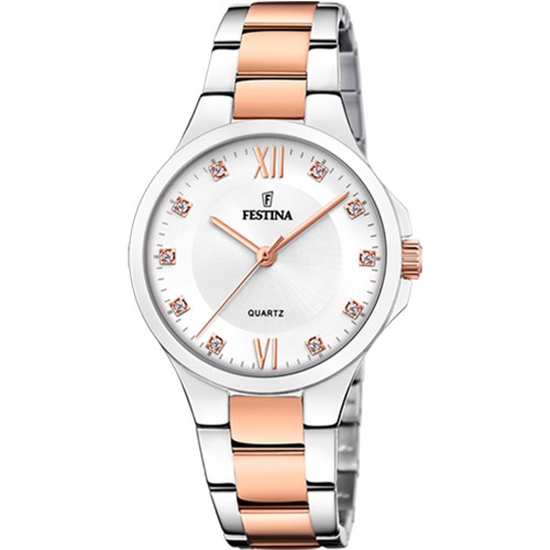 FESTINA Crystals Two Tone Stainless Steel Bracelet F20612/1