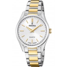 FESTINA Crystals Two Tone Stainless Steel Bracelet F20619/1