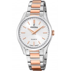 FESTINA Crystals Two Tone Stainless Steel Bracelet F20620/1