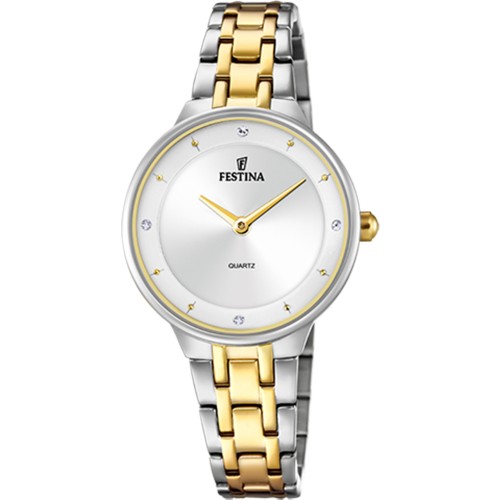 FESTINA Crystals Two Tone Stainless Steel Bracelet F20625/1