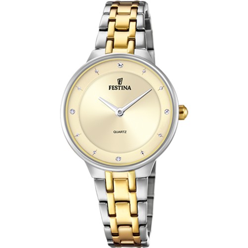 FESTINA Crystals Two Tone Stainless Steel Bracelet F20625/2