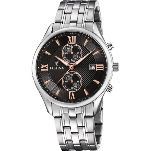 FESTINA Silver Stainless Steel Chronograph F6854/7