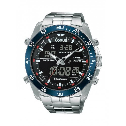 Lorus RW623AX9 Analog-Digital Alarm Chronograph 46mm 10 ATM