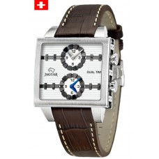 JAGUAR Brown Leather Strap J614/1