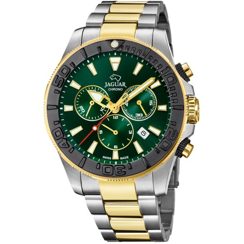JAGUAR Two Tone Stainless Steel Chronograph J873/2