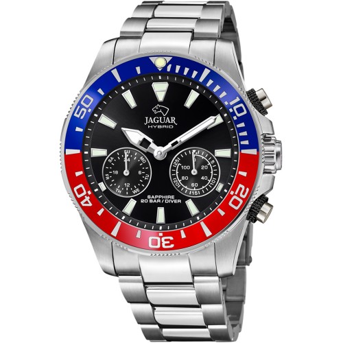 JAGUAR Hybrid Silver Stainless Steel Bracelet J888/4