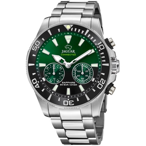 JAGUAR Hybrid Silver Stainless Steel Bracelet J888/5