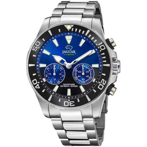 JAGUAR Hybrid Silver Stainless Steel Bracelet J888/6