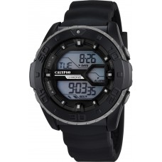 CALYPSO Digital Black Rubber Strap 5654-1