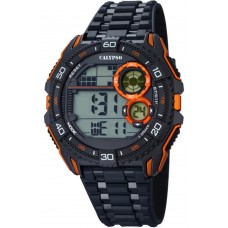 CALYPSO Digital Black Rubber Strap 5670-6