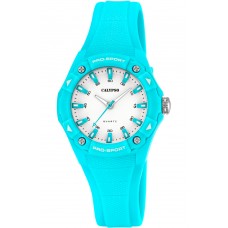 CALYPSO Kids Turquoise Rubber Strap 5675-2