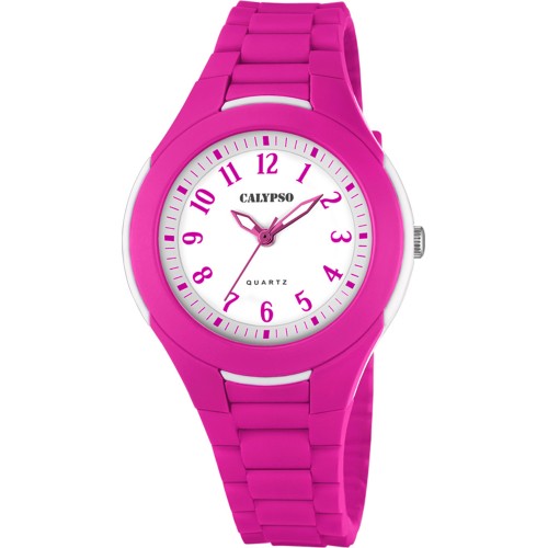 CALYPSO Fuchsia Rubber Strap 5700-4