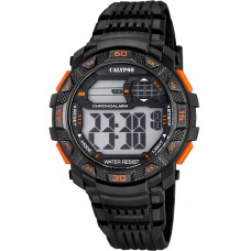 CALYPSO Digital Black Rubber Strap 5702-6