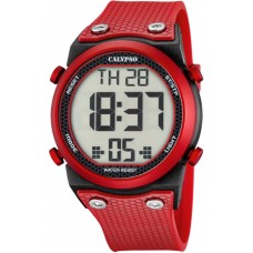 CALYPSO Digital Red Rubber Strap 5705-5