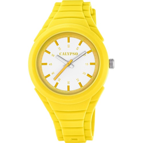 CALYPSO Yellow Rubber Strap 5724-6