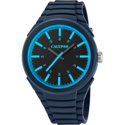 CALYPSO Blue Rubber Strap 5725-6