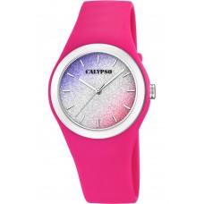CALYPSO Fuchsia Rubber Strap 5754-5