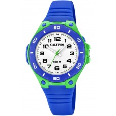 CALYPSO Kids Blue Rubber Strap 5758-5