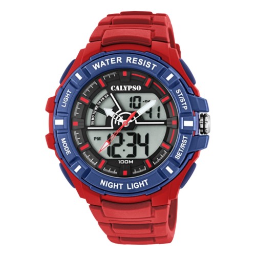 CALYPSO Anadigi Red Rubber Strap 5769-3