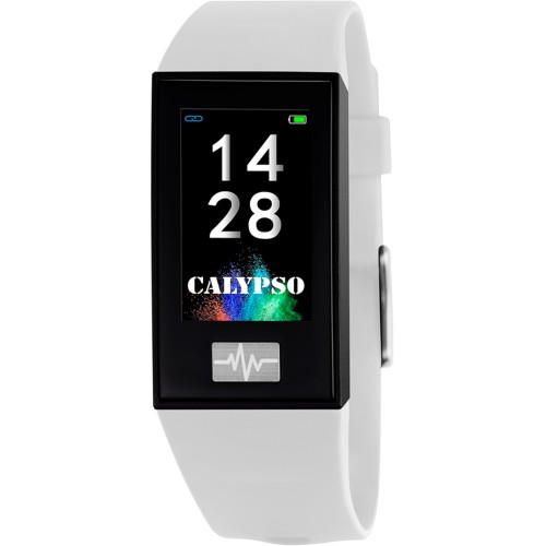 CALYPSO Smartwatch White Rubber Strap 8500-1