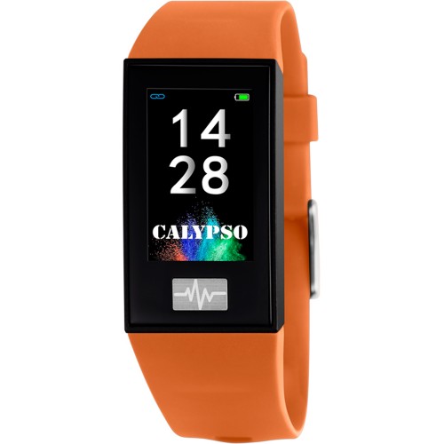 CALYPSO Smartwatch Orange Rubber Strap 8500-3