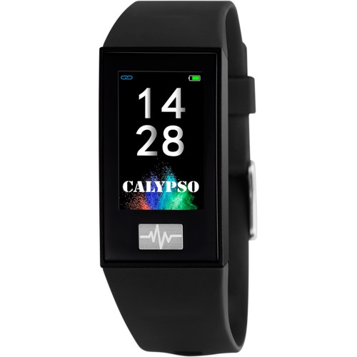 CALYPSO Smartwatch Black Rubber Strap 8500-6