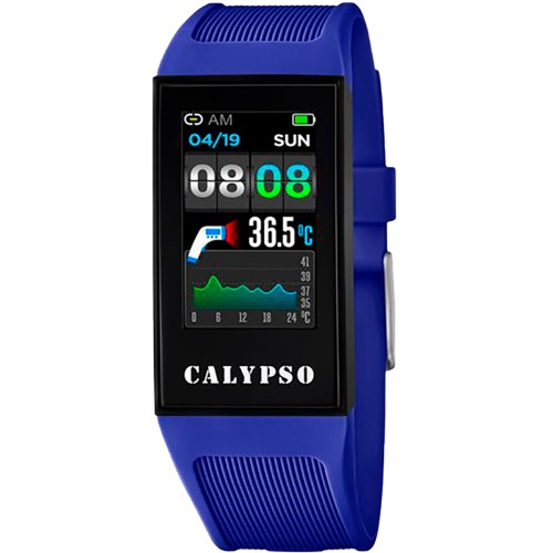 CALYPSO Smartwatch Blue Rubber Strap 8501-2