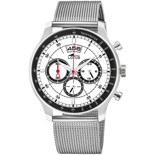 LOTUS Silver Stainless Steel Chronograph L10138/1