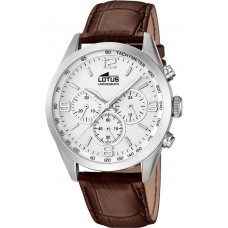 LOTUS Brown Leather Chronograph L18155/1