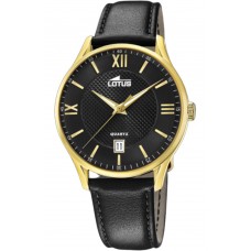 LOTUS Black Leather Strap L18403/D