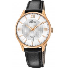 LOTUS Black Leather Strap L18404/A
