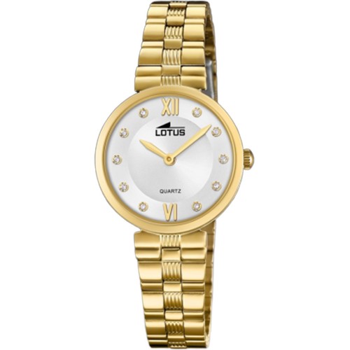 LOTUS Crystals Gold Stainless Steel Bracelet L18543/2