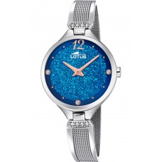 LOTUS Crytals Silver Stainless Steel Bracelet L18605/2