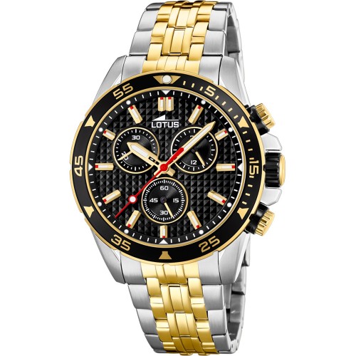 LOTUS Two Tone Stainless Steel Chronograph L18651/4