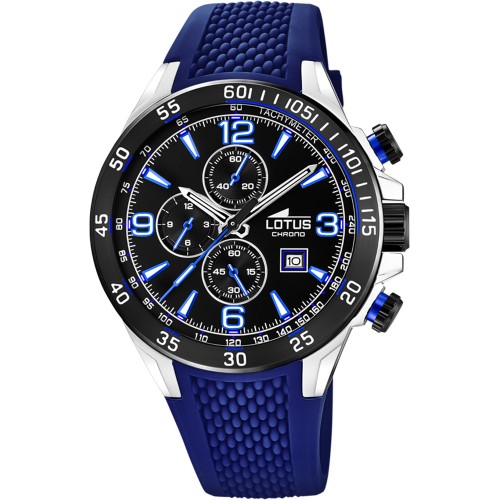 LOTUS Blue Rubber Chronograph L18673/8
