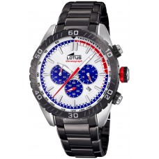 LOTUS Black Stainless Steel Chronograph L18678/A