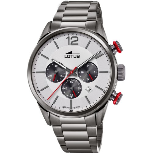 LOTUS Silver Stainless Steel Chronograph L18686/1
