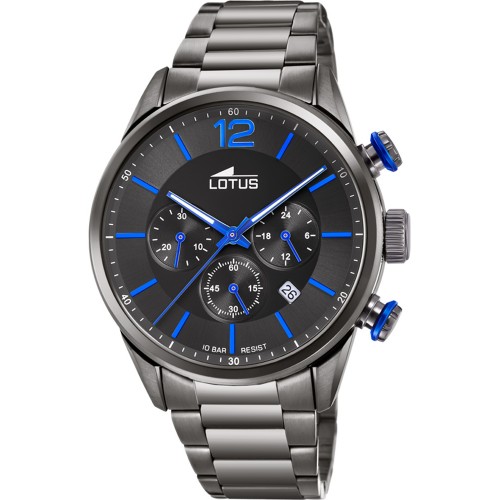 LOTUS Grey Stainless Steel Chronograph L18686/3