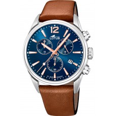 LOTUS Brown Leather Chronograph L18691/2