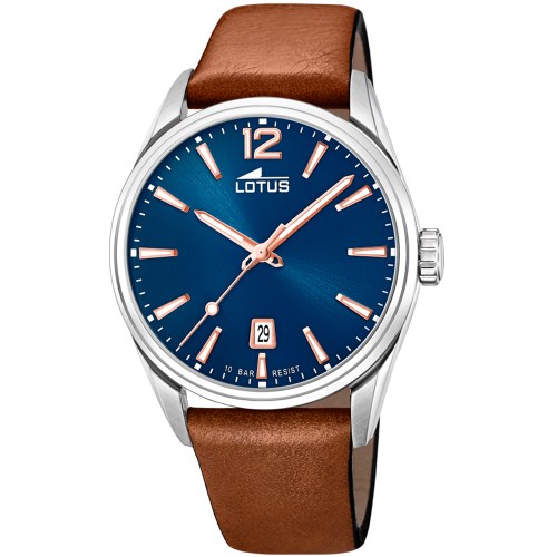 LOTUS Brown Leather Strap L18693/2