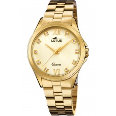 LOTUS Crystals Gold Stainless Steel Bracelet L18740/3